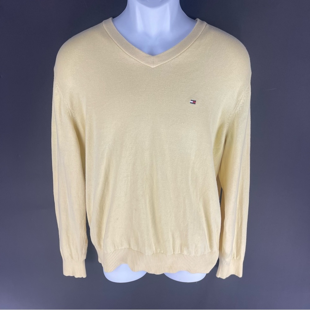 Tommy Hilfiger Men’s White Sweater L